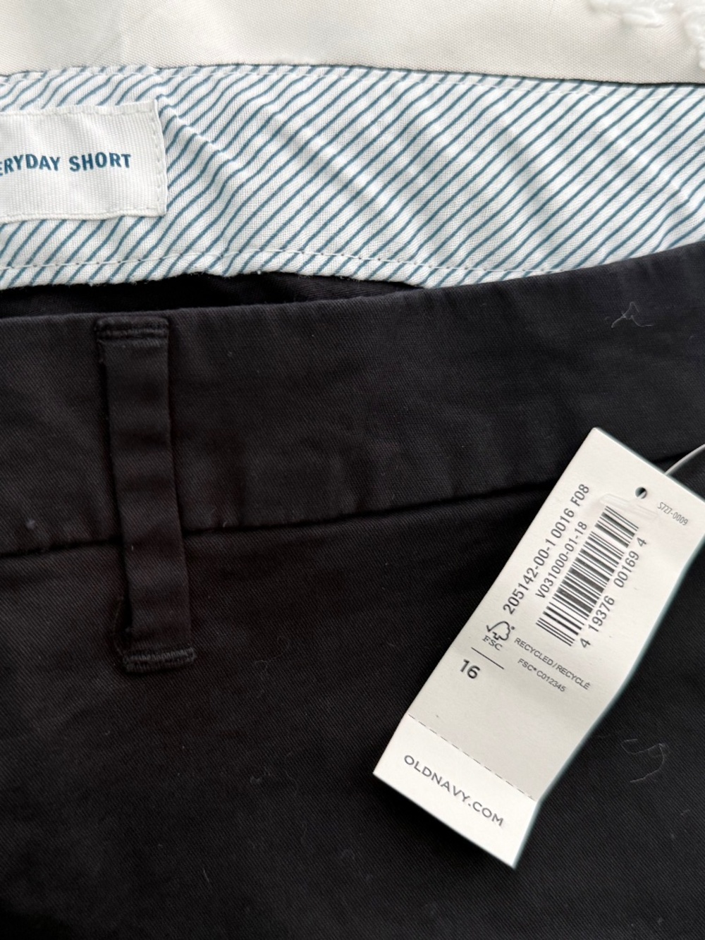 NWT Old Navy Black Everyday Shorts Size 16